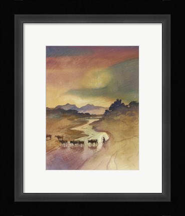 Framed Ewasonyiro River Print