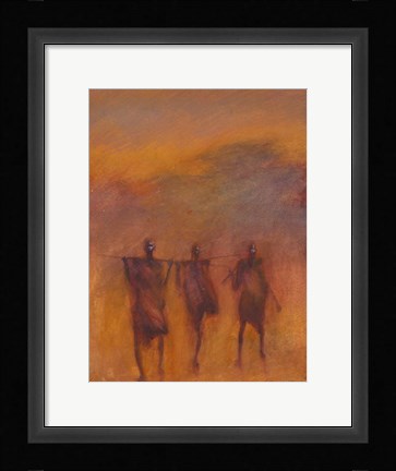 Framed Three Warriors Print