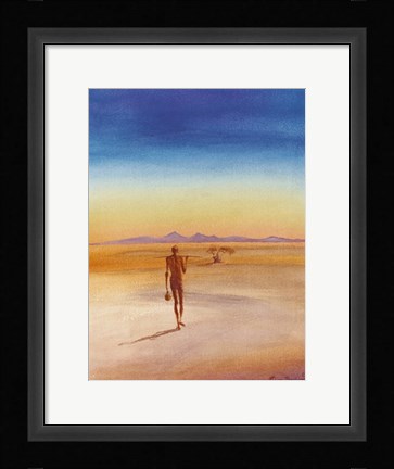 Framed Heading Home Print