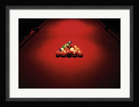 Framed Spots and Stripes Print