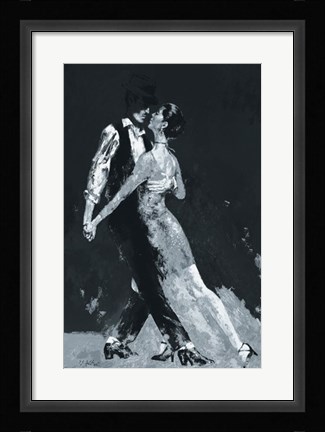 Framed Midnight Tango Print