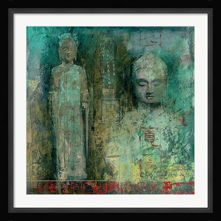 Framed Meditation Gesture II Print