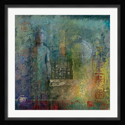 Framed Meditation Gesture III Print