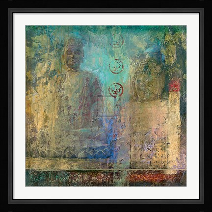 Framed Meditation Gesture IV Print