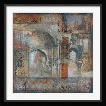 Framed Pieces Of Tuscany IV Print