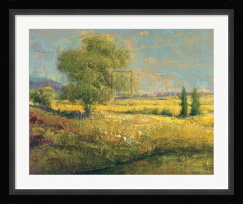 Framed River Edge Print