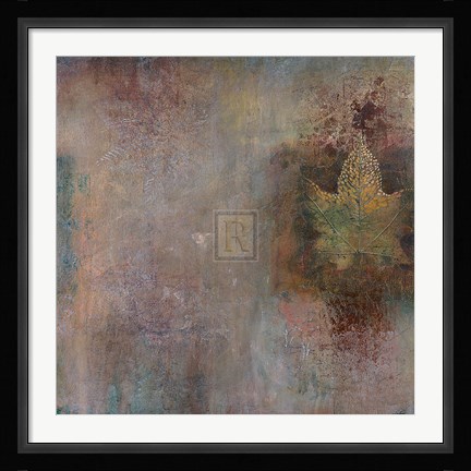 Framed Shadow Of The Fall I Print