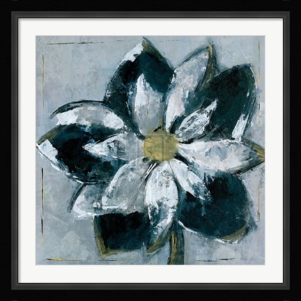 Framed Black And White Digressions II Print