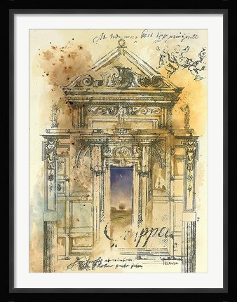 Framed Monument I Print