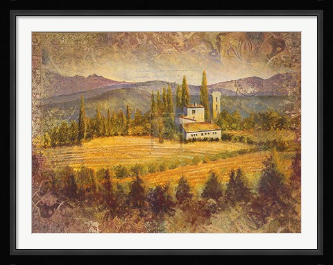 Framed Chianti Land II Print