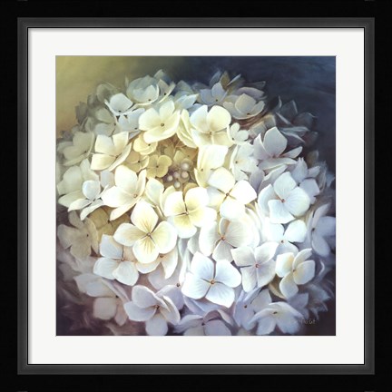 Framed Hydrangea Portrait Print