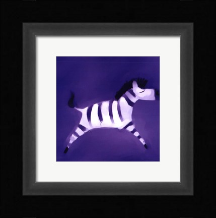 Framed Zebra Print