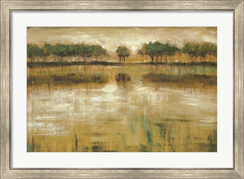Framed Tiverton Lake Print