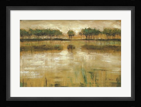 Framed Tiverton Lake Print