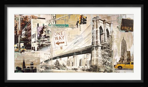 Framed Manhattan Print