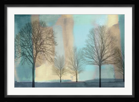 Framed Misty Morning I Print