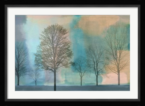 Framed Misty Morning II Print