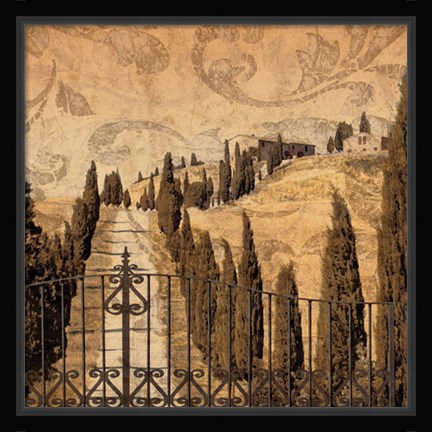 Framed Tuscany II Print