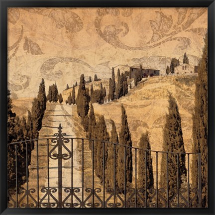 Framed Tuscany II Print