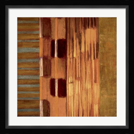 Framed Juxtapose I Print