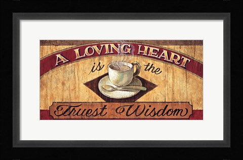 Framed Loving Heart Print