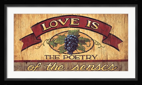 Framed Love is Print