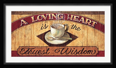 Framed Loving Heart Print