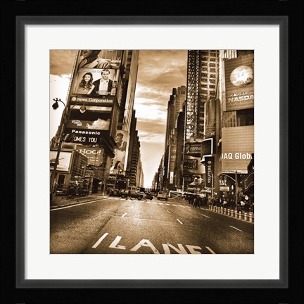 Framed Times Square Print