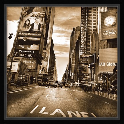 Framed Times Square Print