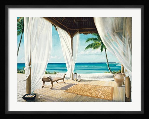 Framed Sea Breeze II Print