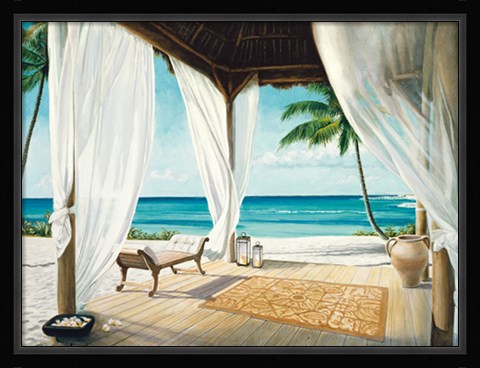 Framed Sea Breeze II Print