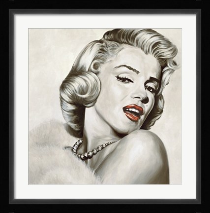 Framed Marilyn Monroe - Dazzle Print