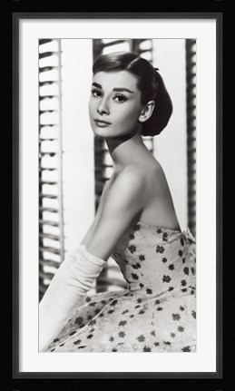 Framed Audrey , 1955 Print