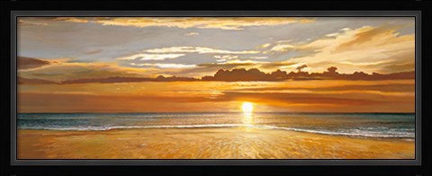 Framed Peaceful Beach Print