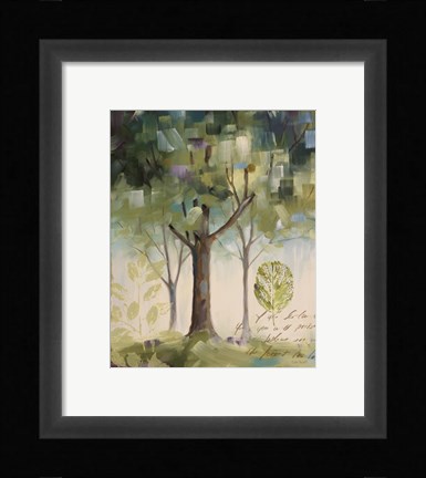 Framed Hopes &amp; Greens III Print