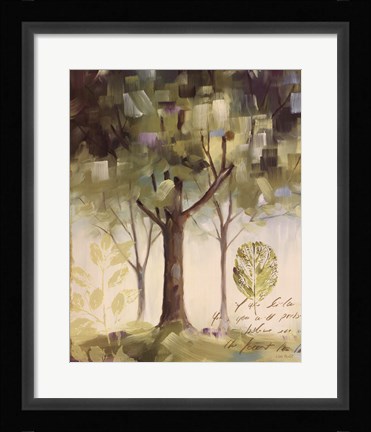 Framed Hopes &amp; Greens III Print