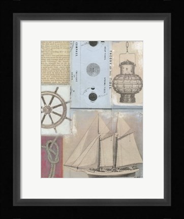Framed Sailor's Journal II Print