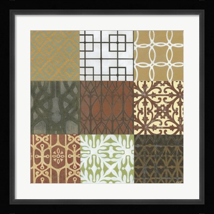 Framed Trellis 9-patch Print