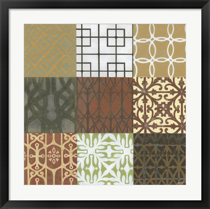 Framed Trellis 9-patch Print