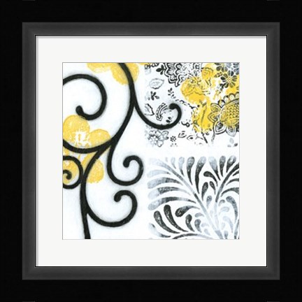 Framed Opulence III Print