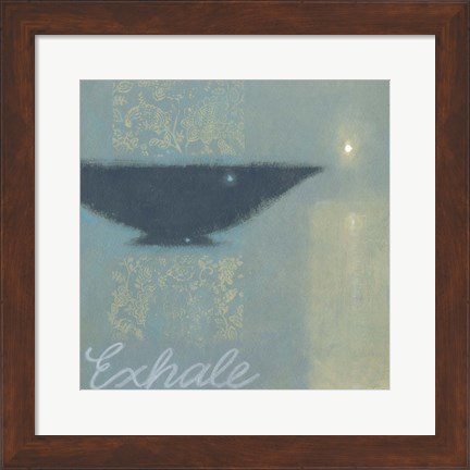 Framed Exhale Print