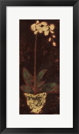 Framed Gilded Orchid I Print