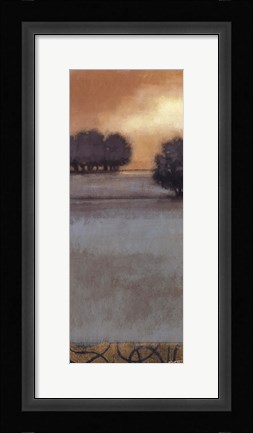 Framed Tranquil Landscape IV Print