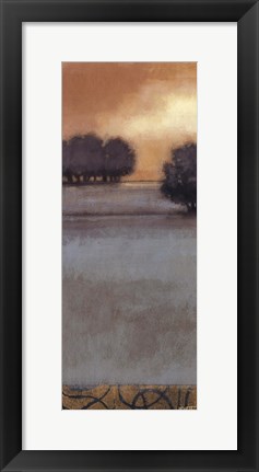 Framed Tranquil Landscape IV Print