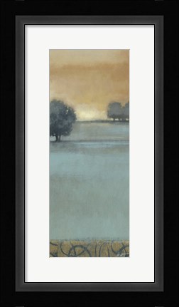 Framed Tranquil Landscape III Print
