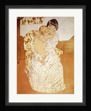 Framed Maternal Caress Print