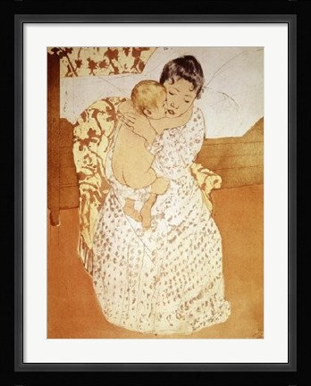 Framed Maternal Caress Print