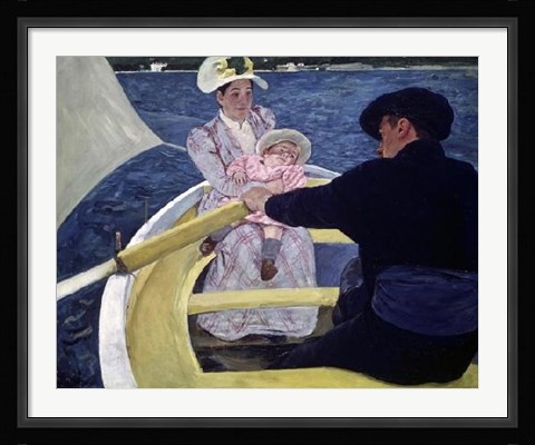 Framed Boating Party Print