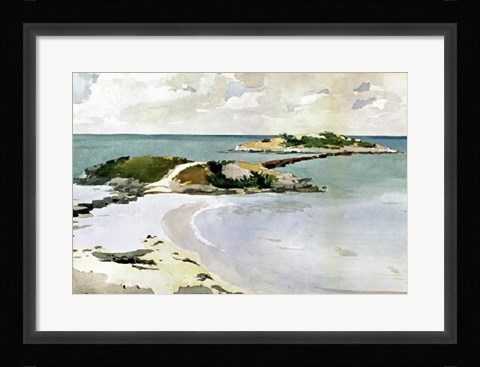 Framed Gallows Island Print