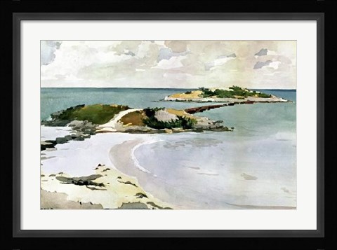 Framed Gallows Island Print